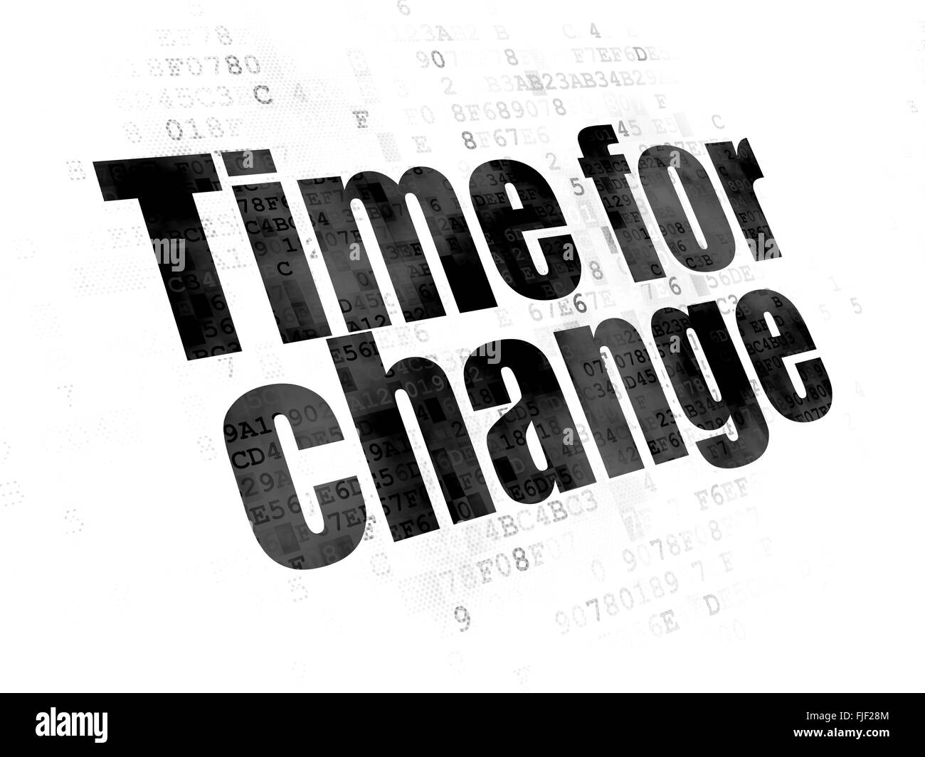 Timeline concept Time for Change on Digital background Stock Photo Alamy