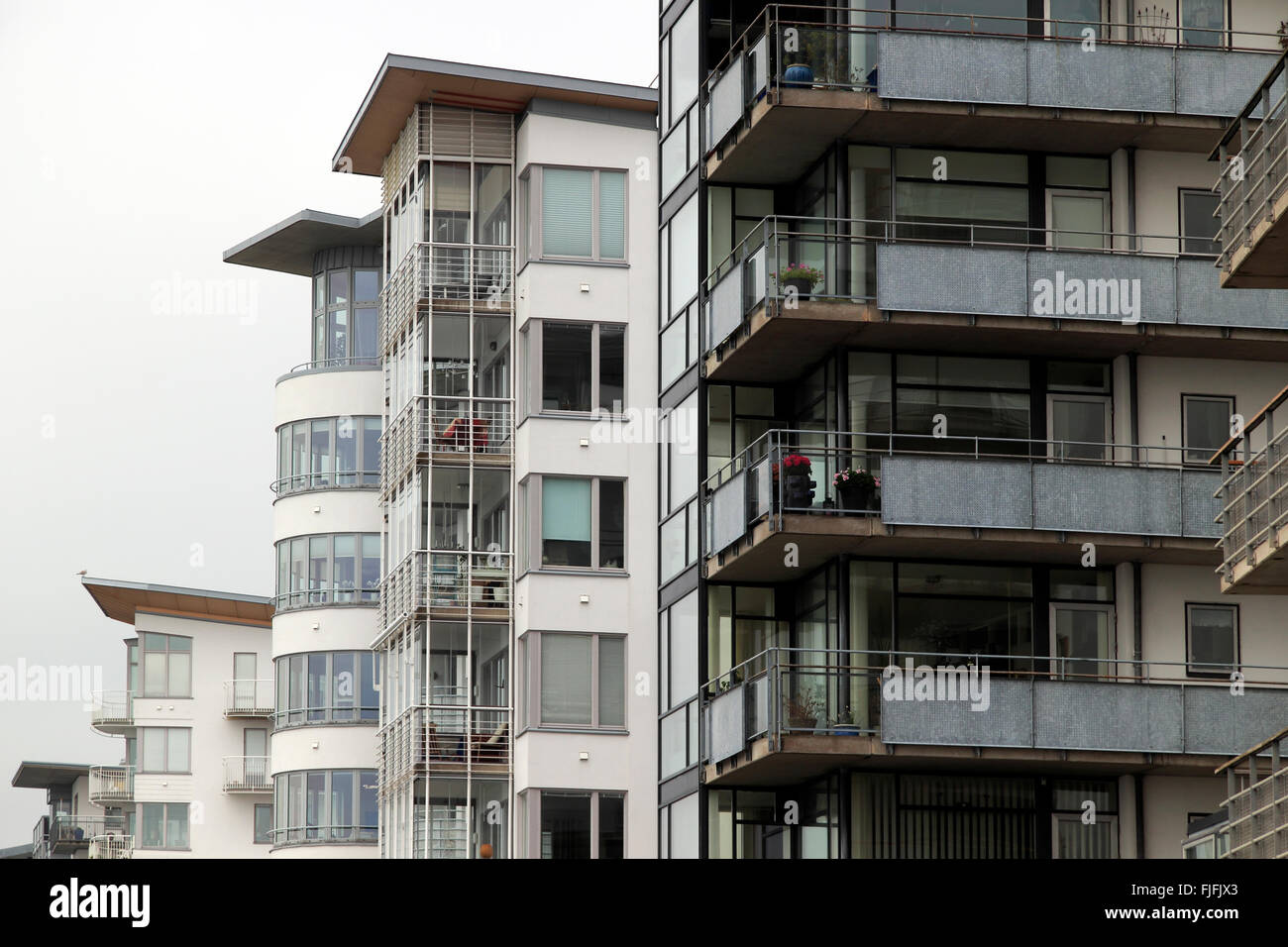 Photo inspiration: Fresh Look at Modern Apartments Helsingborg Skåne Sweden Scandinavia Stock Photo