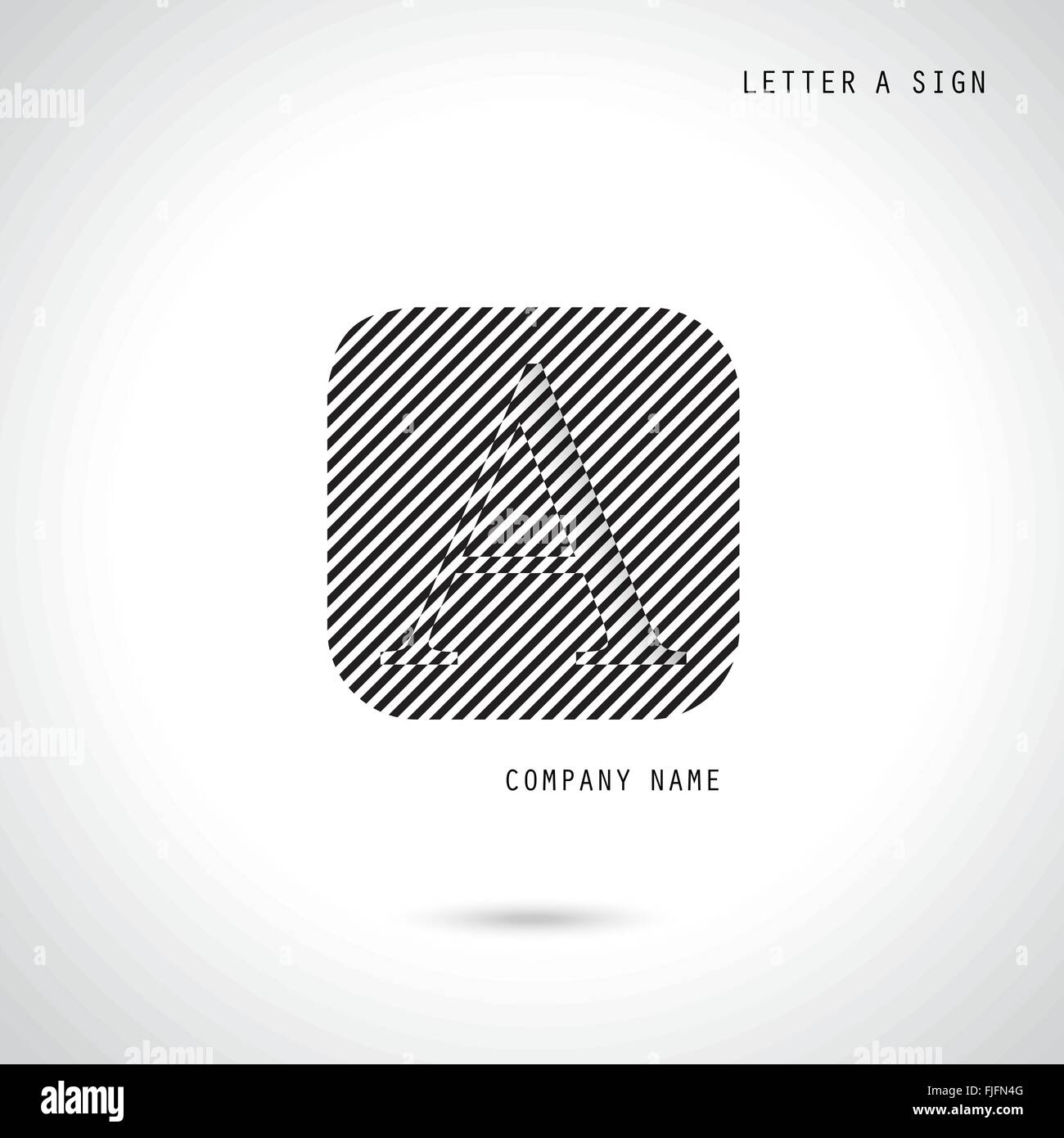 Creative letter A icon abstract logo design vector template. Corporate ...