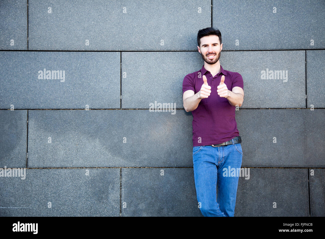Portrait of an attractive young man Stock Photo