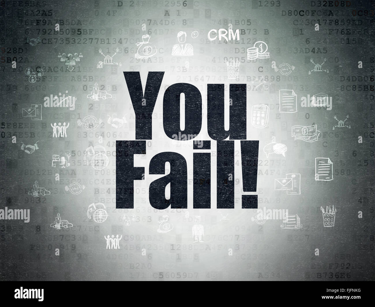 Fail Fail Background Finance concept: You Fail! on Digital Paper background Stock Photo - Alamy