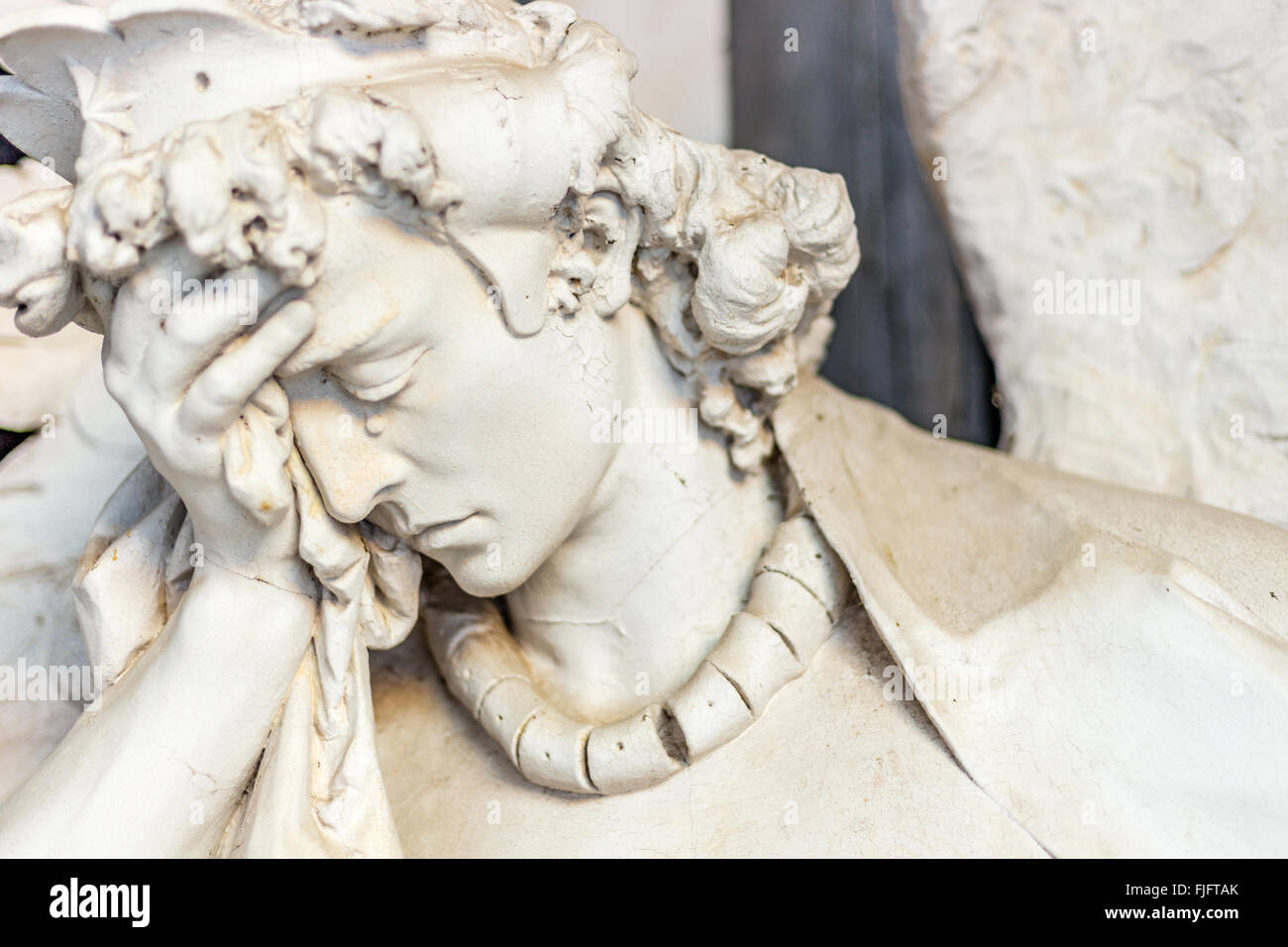 Angel Statue Crying Blood