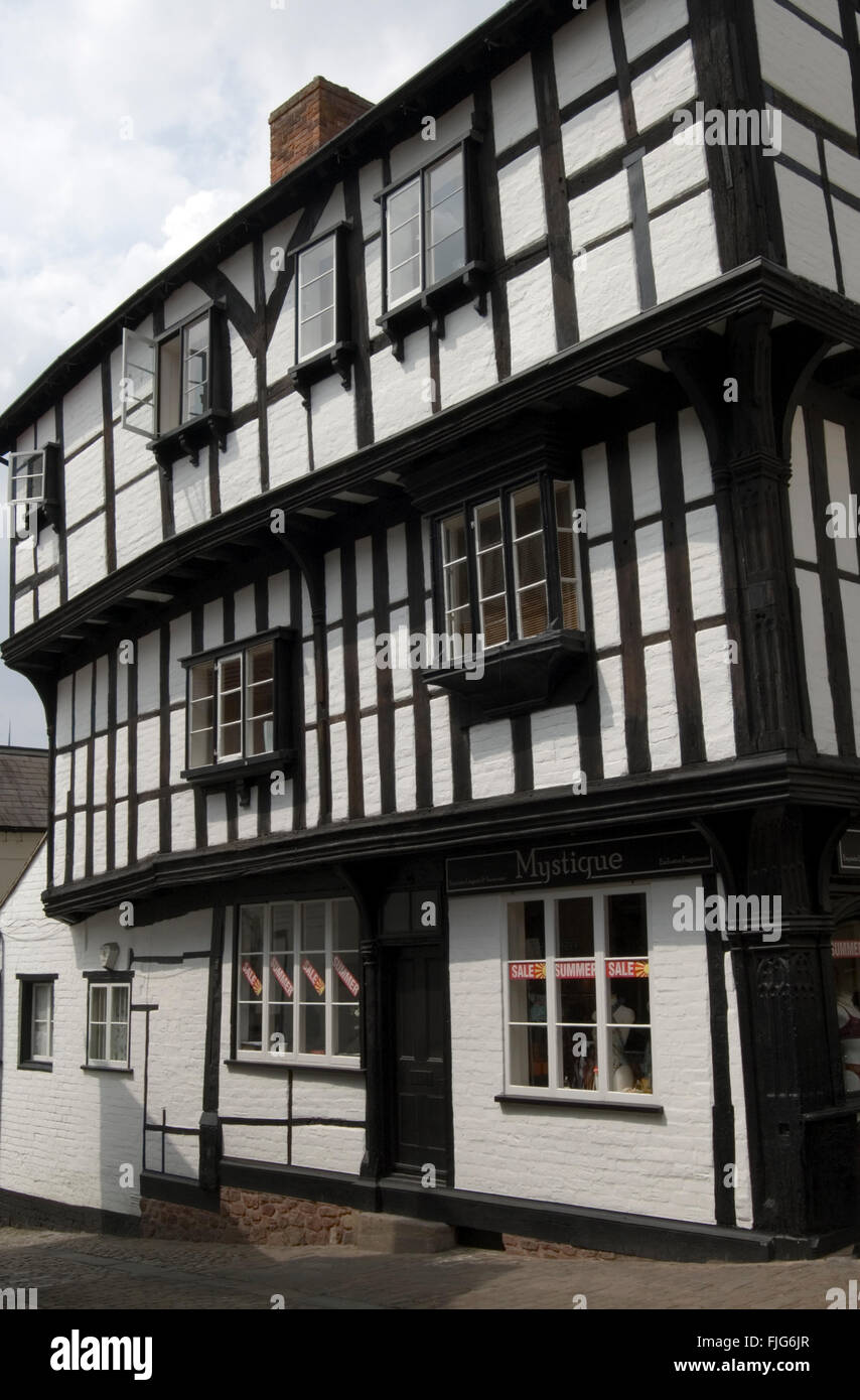 SHROPSHIRE; SHREWSBURY HOUSE IN FISH STREET Stock Photo