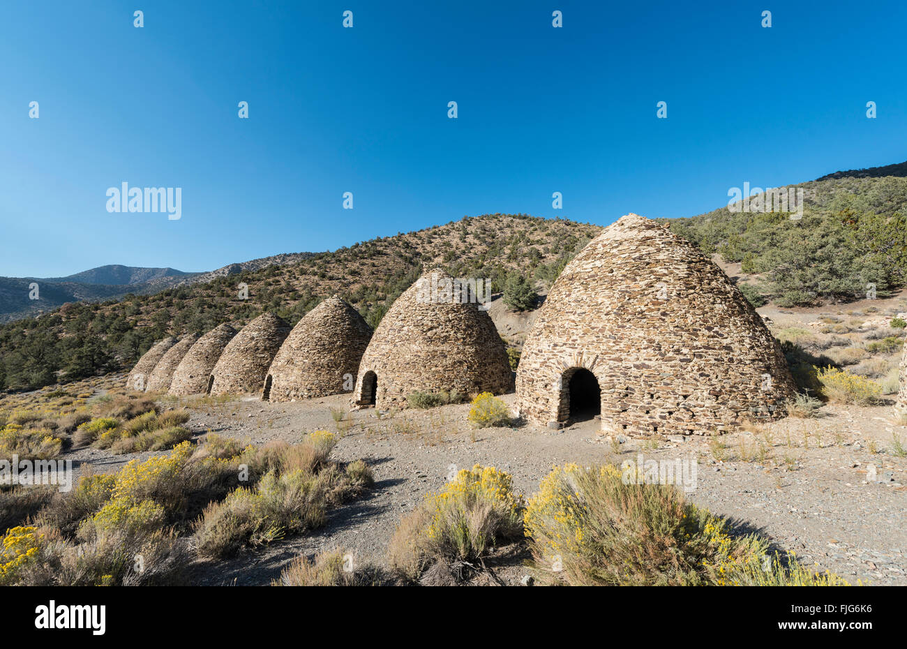 Brick ovens, Charcoal Kilns, Death Valley, Death Valley National Park