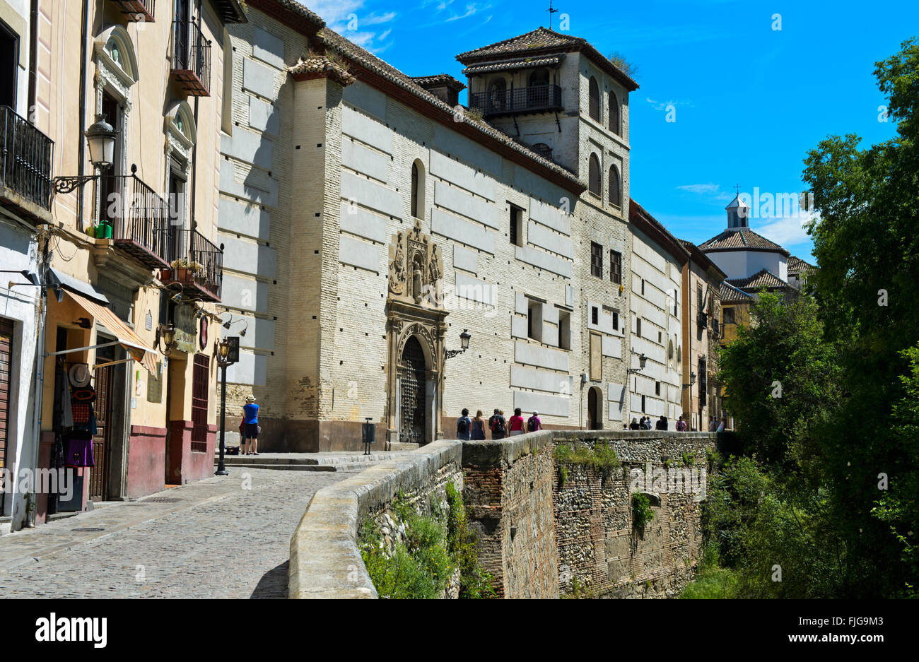 Santa Catalina de Zafra monastery, Convento de Santa Catalina de Zafra, Granada province, Andalusia, Spain Stock Photo