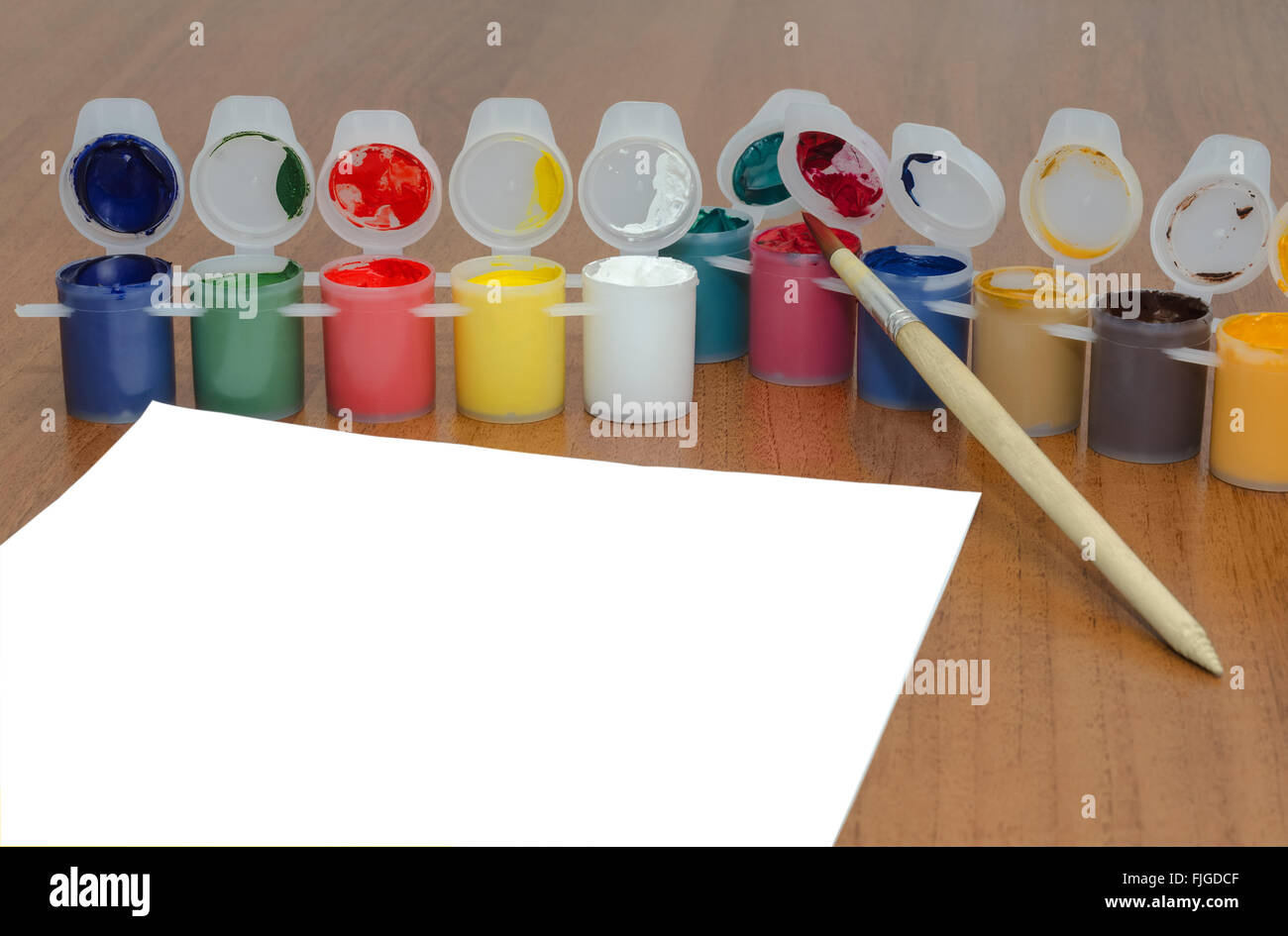 Set Of Colour Paints High Resolution Stock Photography and Images - Alamy