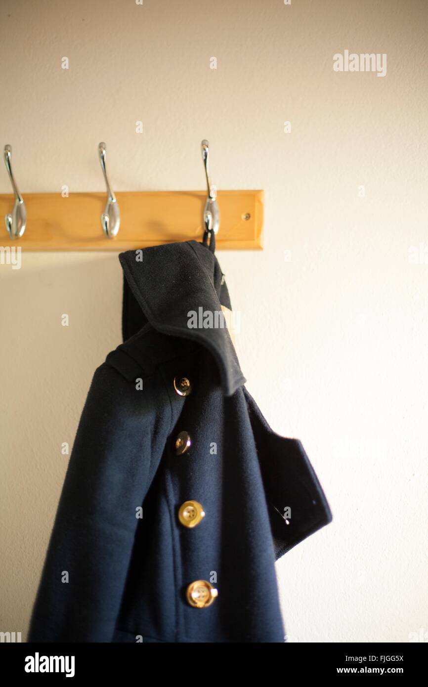 Coat on a hanger Stock Photo