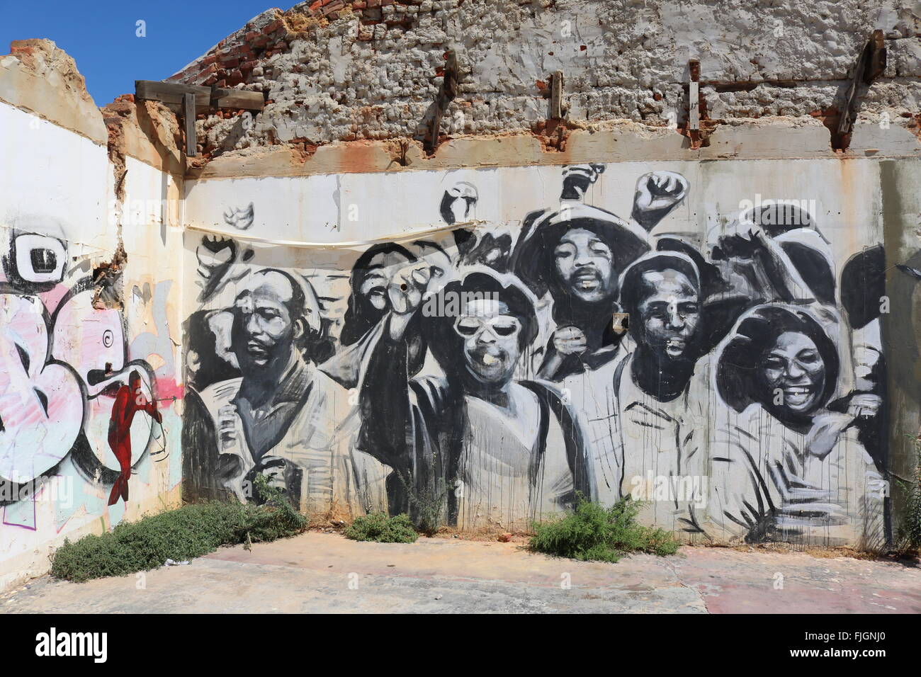 street art woodstock cape town south africa Stock Photo Alamy