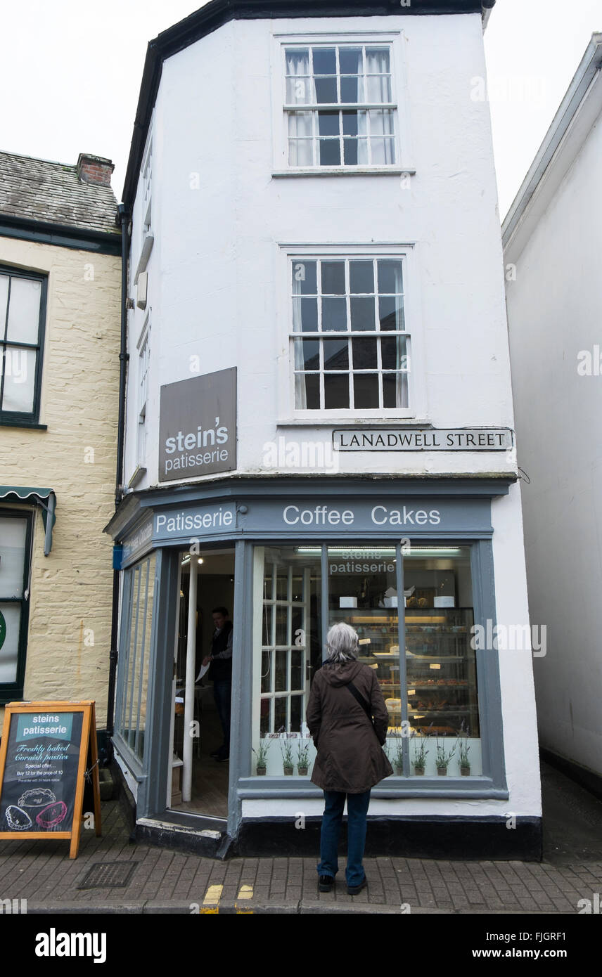 Rick Stein's patisserie in Padstow, Cornwall, UK. Stock Photo
