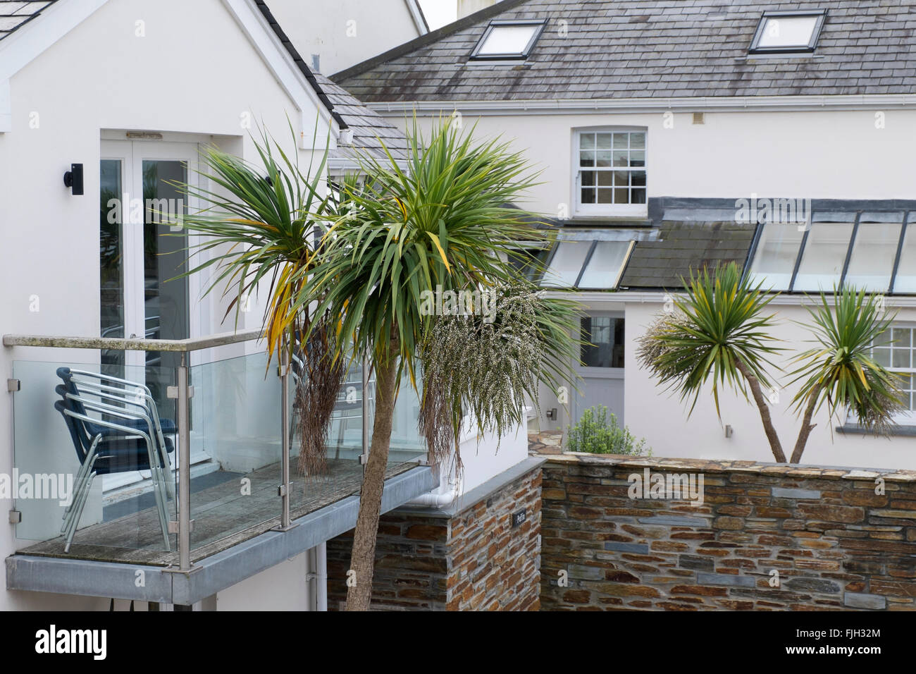 The Mariners rental properties at Rock, Cornwall, UK Stock Photo Alamy