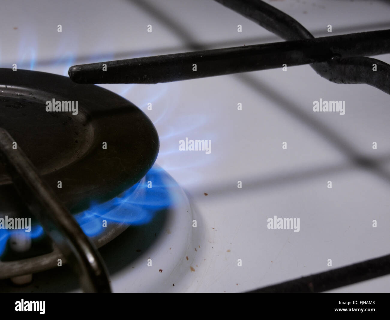 gas ring stove, flame Stock Photo Alamy