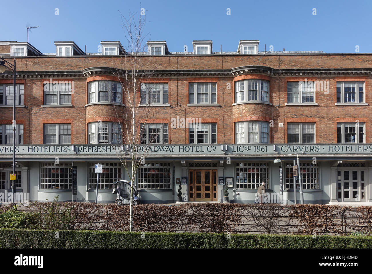 Broadway Hotel, Letchworth Garden City, Hertfordshire, UK Stock Photo