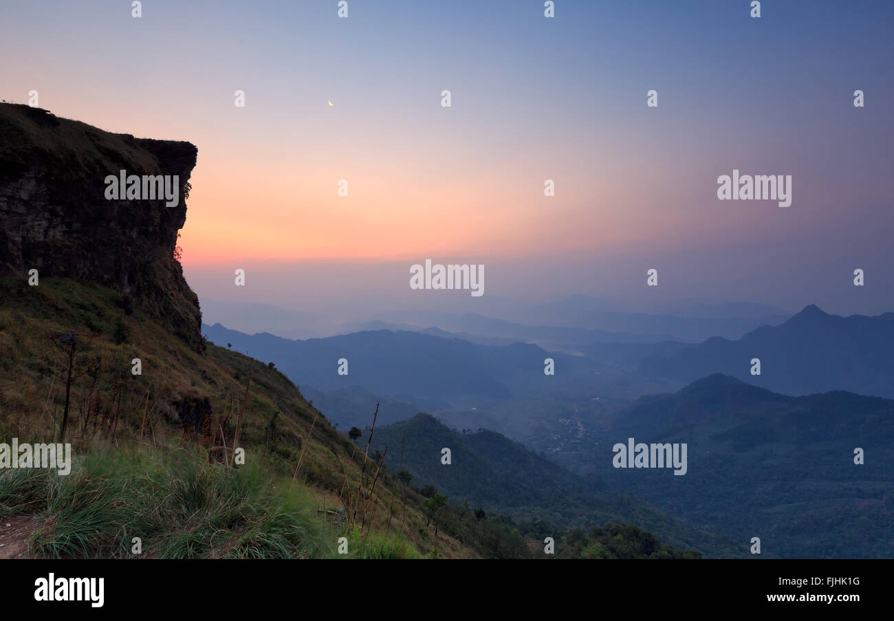 Summer landscape in the mountains during sunrise Stock Photo - Alamy