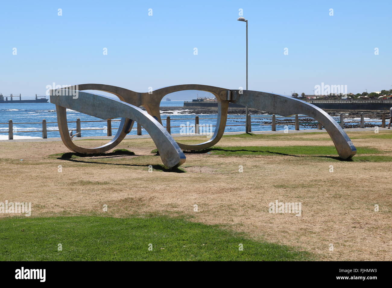 public art at sea point promenade cape town south africa Stock Photo