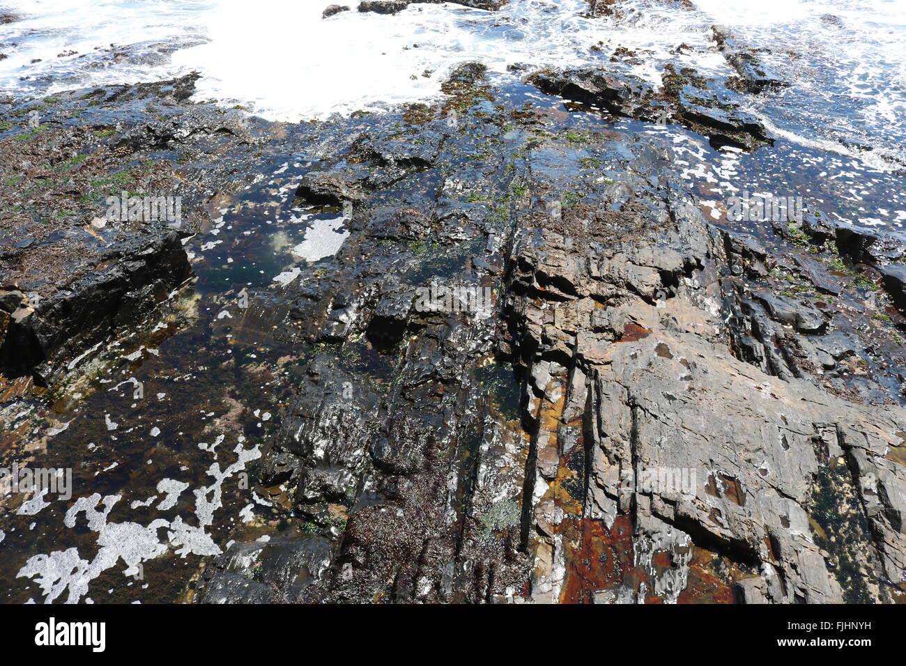rock pools at sea point promenade cape town south africa Stock Photo
