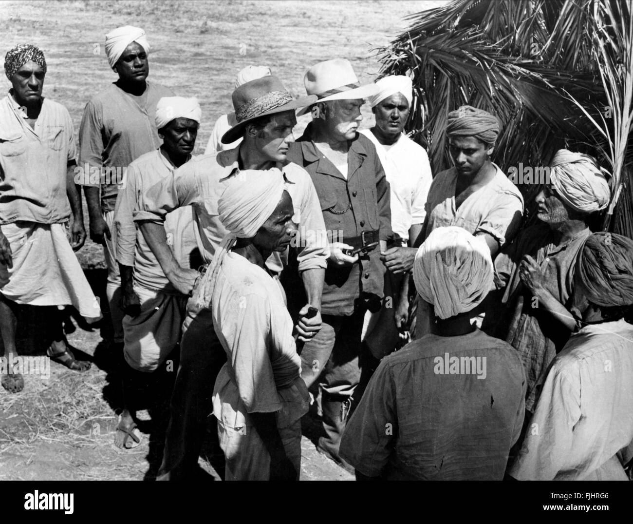 SCENE WITH ROBERT STACK BWANA DEVIL (1952) Stock Photo