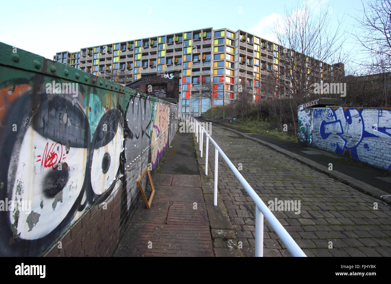 Park Hill housing estate in the city of Sheffield, South Yorkshire