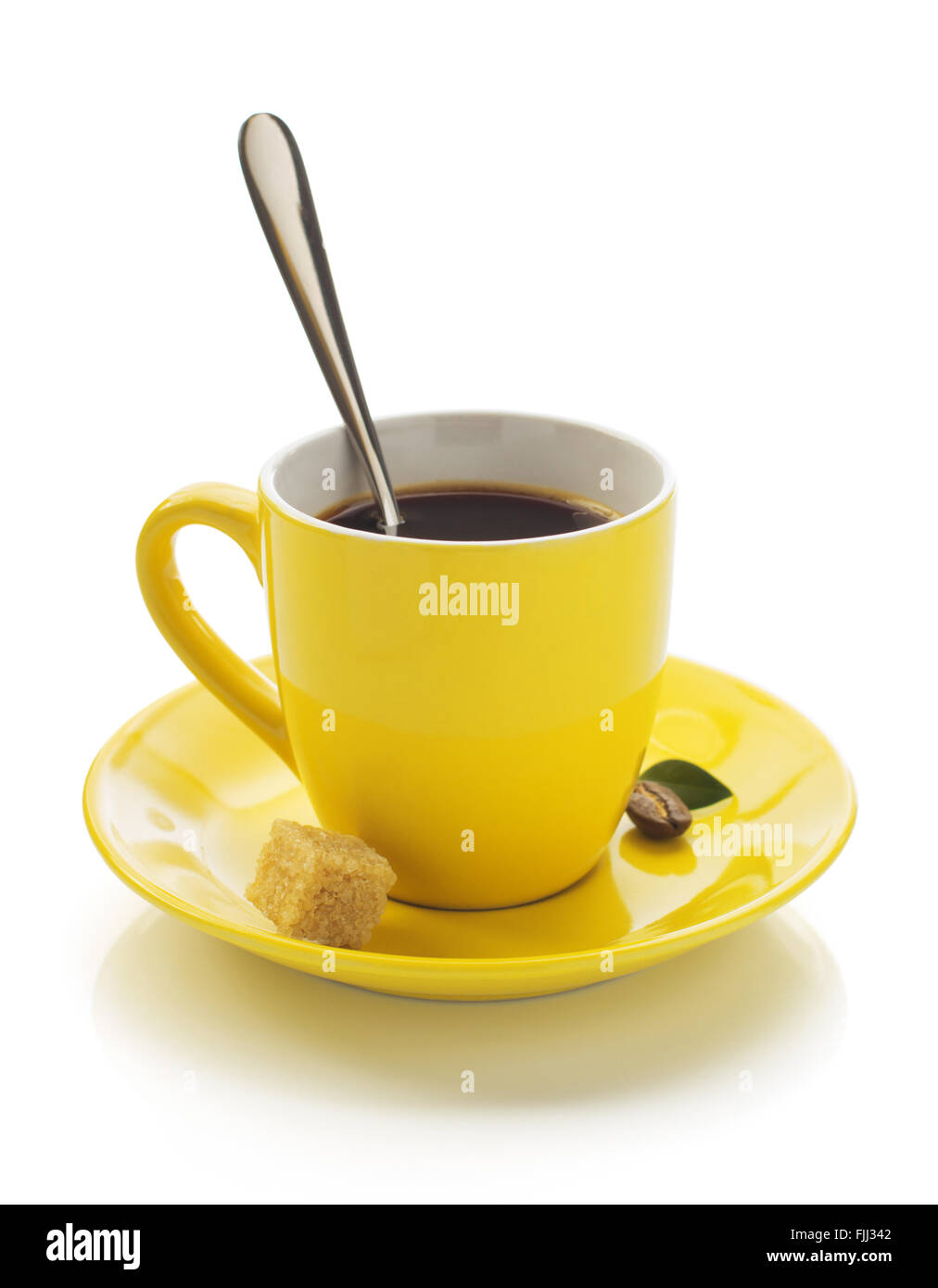 cup of coffee isolated on white background Stock Photo - Alamy