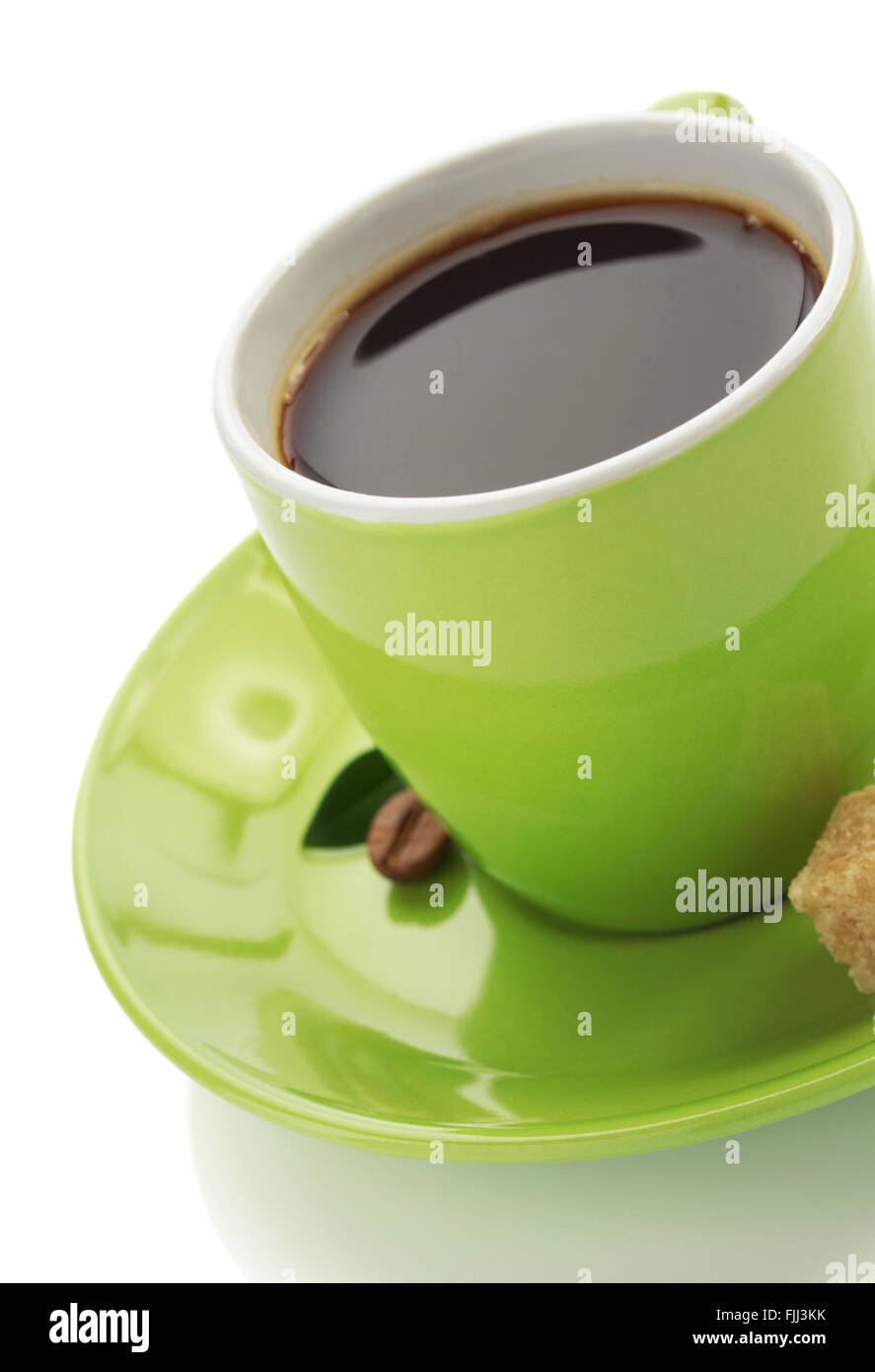 cup of coffee isolated on white background Stock Photo - Alamy