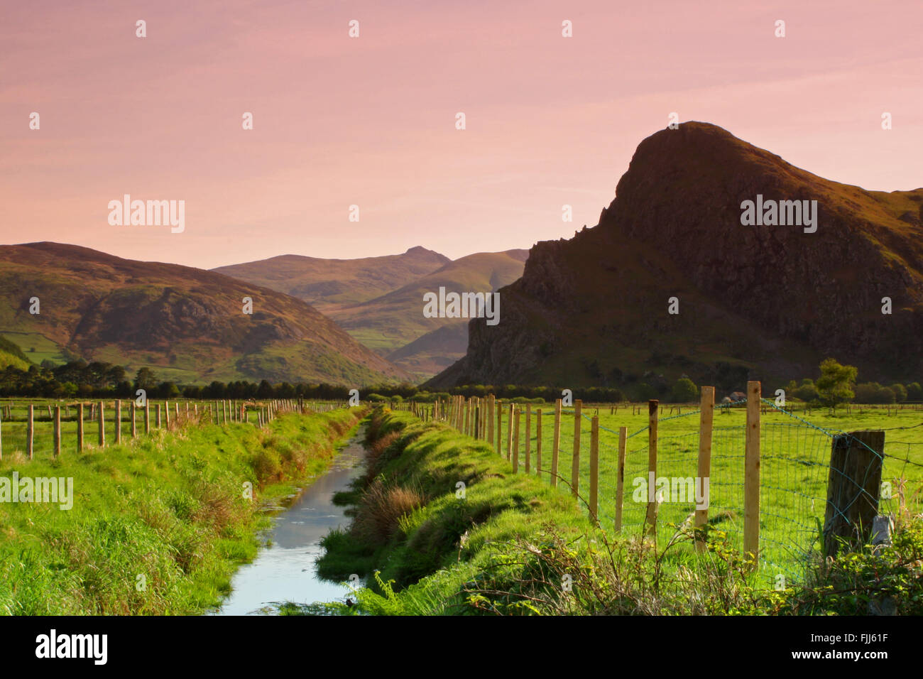 Cadair Idris and Craig Yr Aderyn near Tywyn Mid Wales Stock Photo Alamy