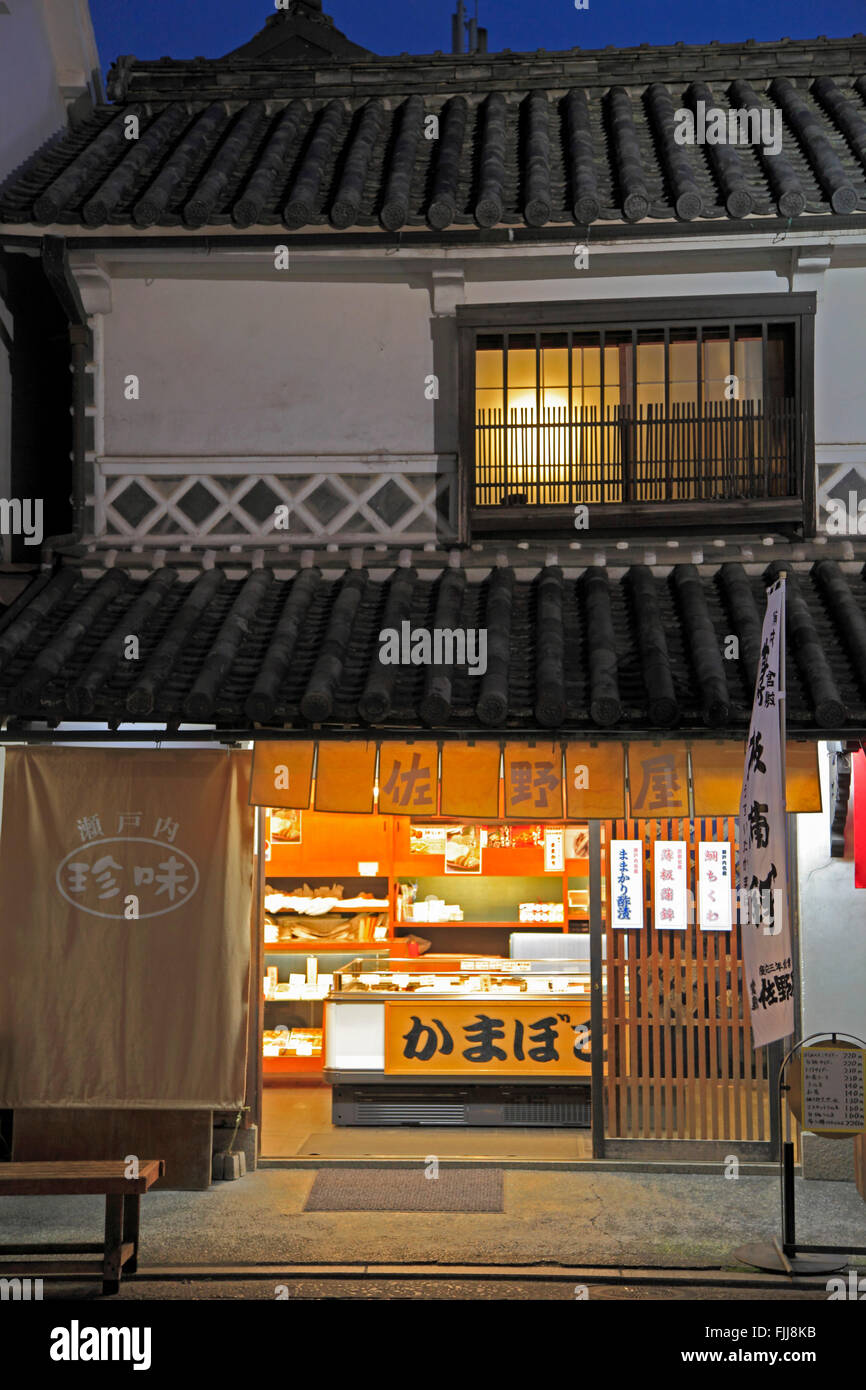 Japan, Kurashiki, shop, typical architecture, Stock Photo
