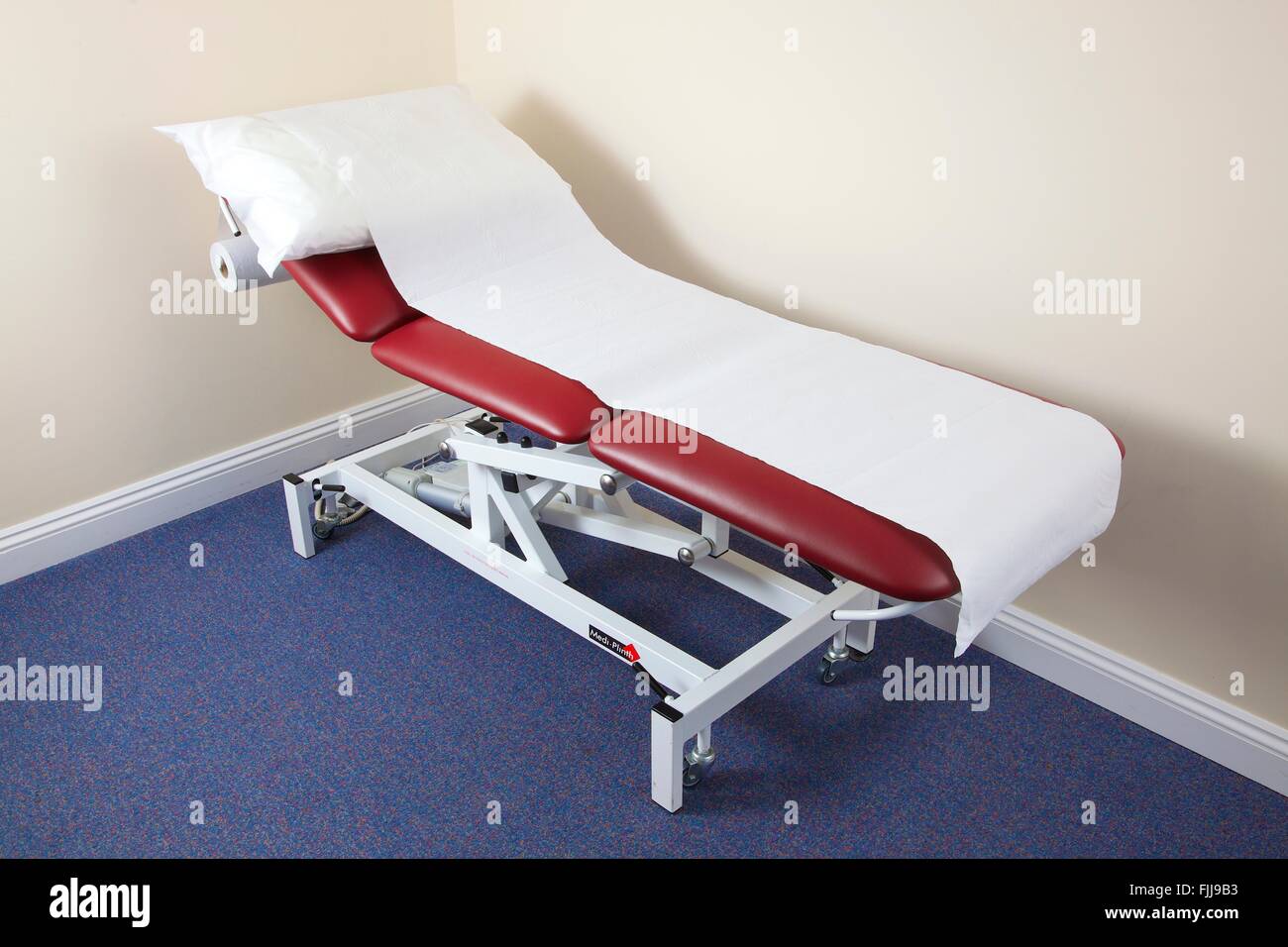 Medical Examination Couch Stock Photo