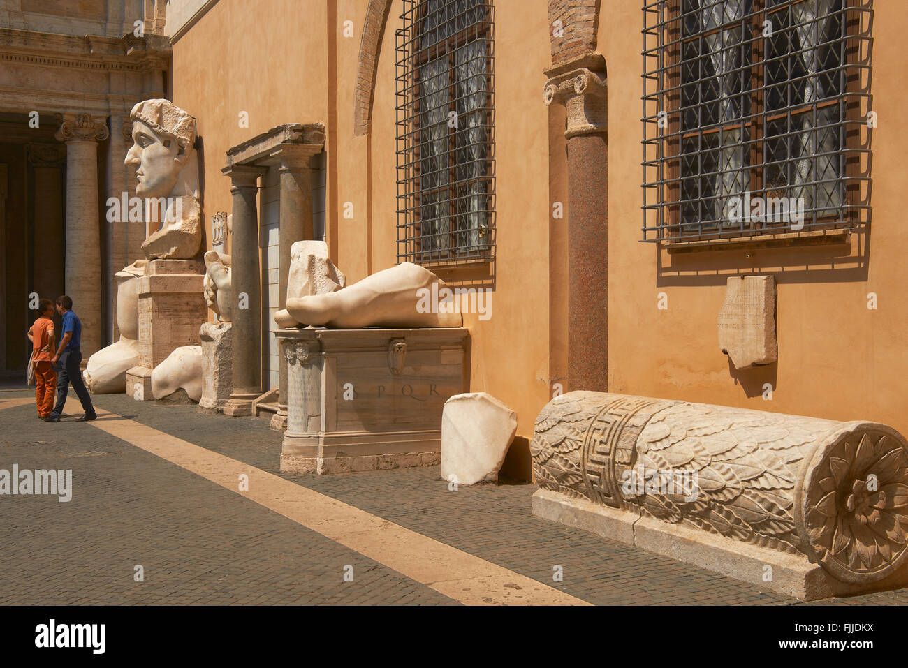Palazzo dei Conservatori, Remains of statue of Emperor Constantine II ...