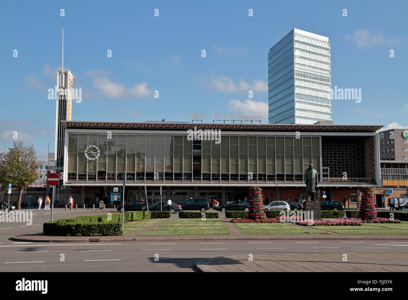 The main railway station in Eindhoven, Noord-Brabant, Netherlands. Stock Photo
