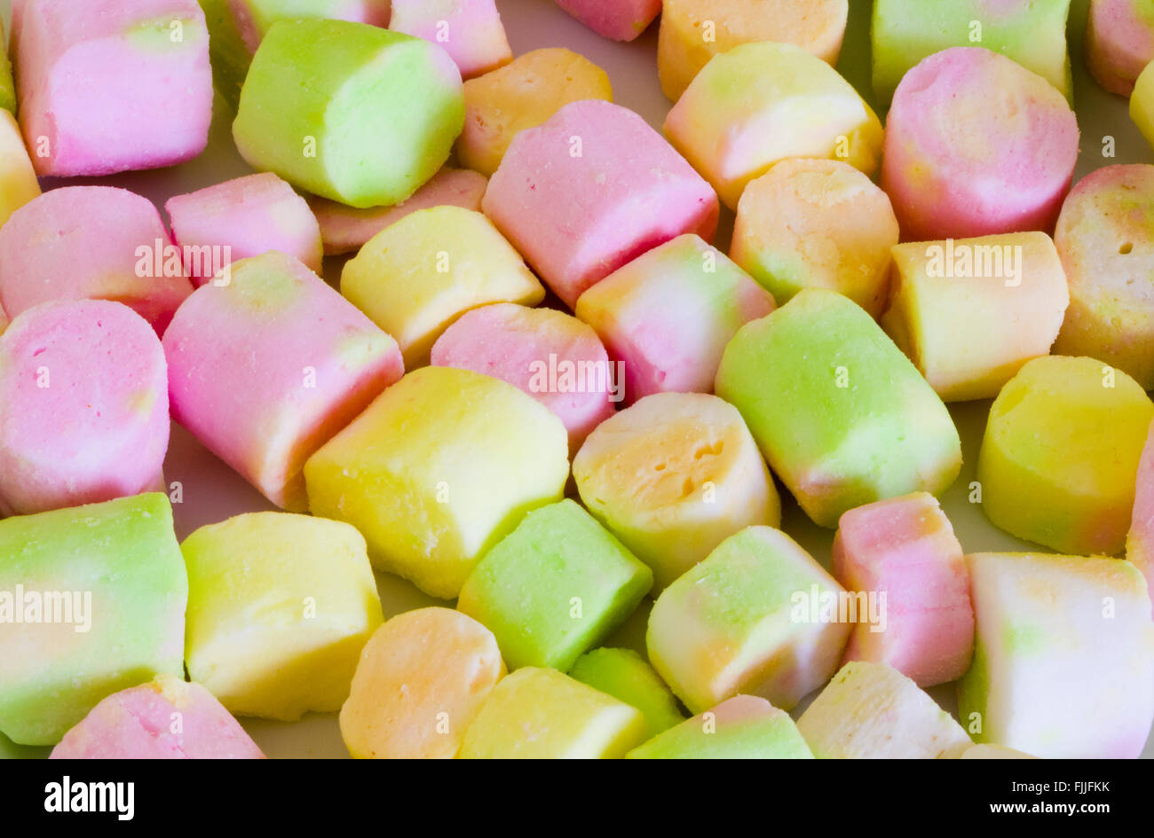 Edinburgh Rock Sweets Stock Photo Alamy