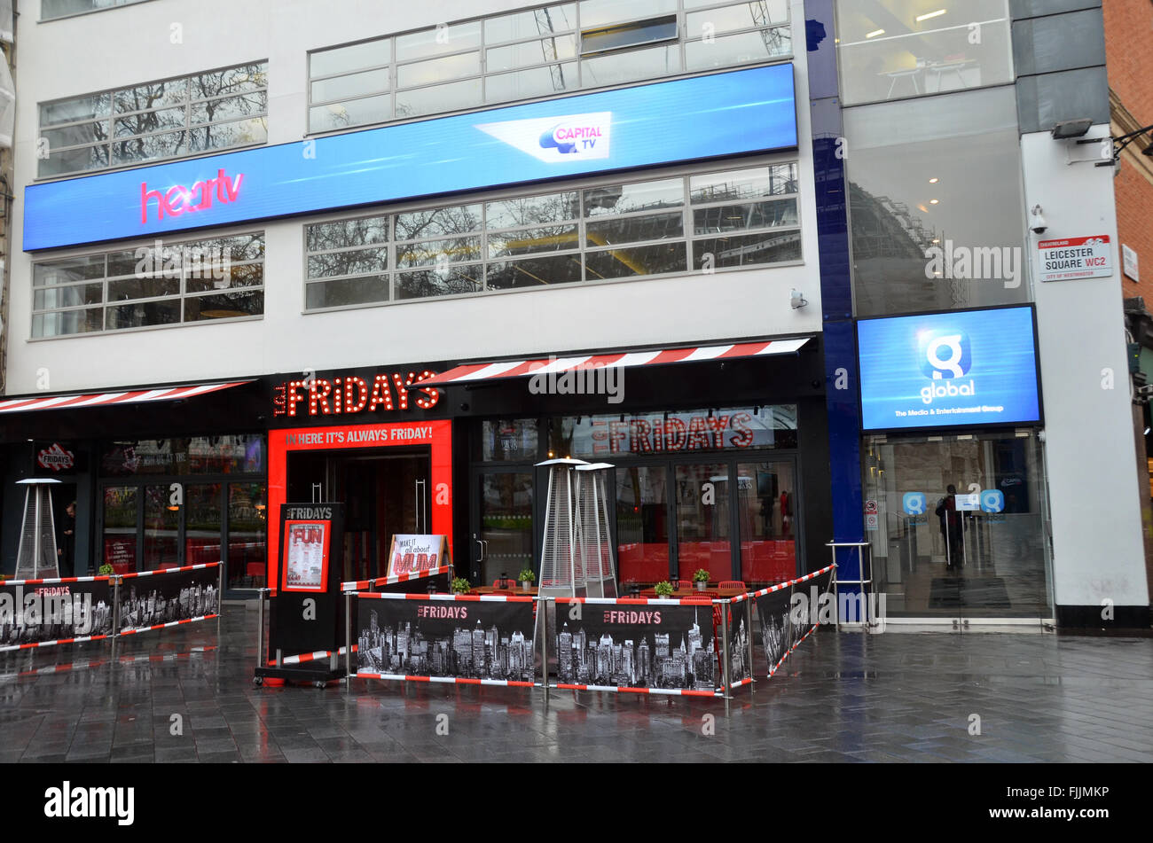 London, UK, 2 March 2016, Global media and entertainment radio studios