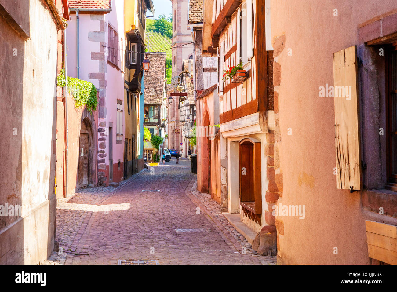 Typical street view hi-res stock photography and images - Alamy