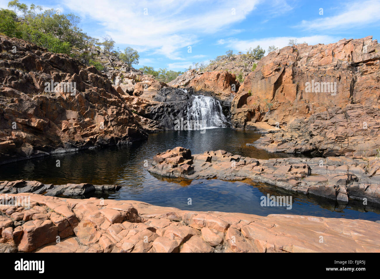 Waterfall rocks landforms hi-res stock photography and images - Alamy