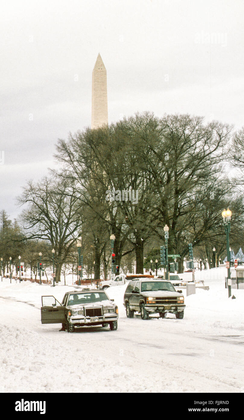 Washington, DC., USA, 8th January, 1996 The Blizzard of 1996 was a
