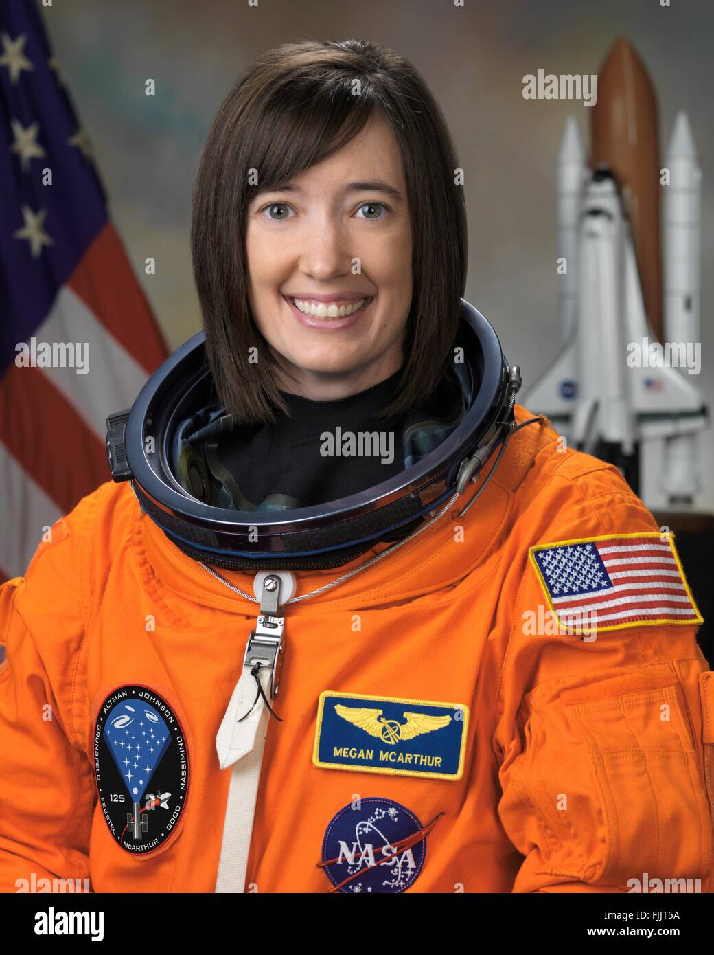 NASA astronaut and shuttle mission STS125 crew Megan McArthur official