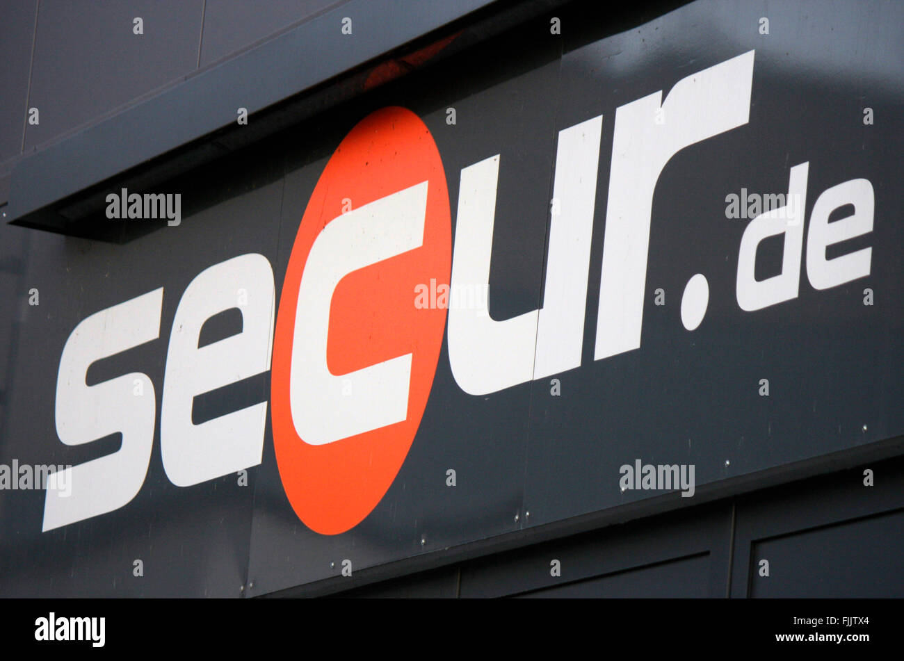 Markenname: 'Secur.de', Berlin. Stock Photo