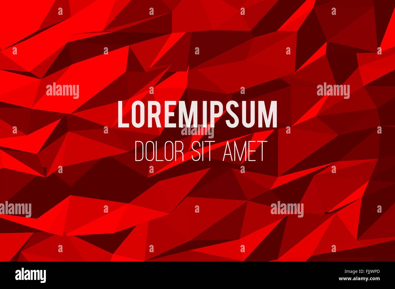 Abstract vector template design with colorful geometric triangular ...