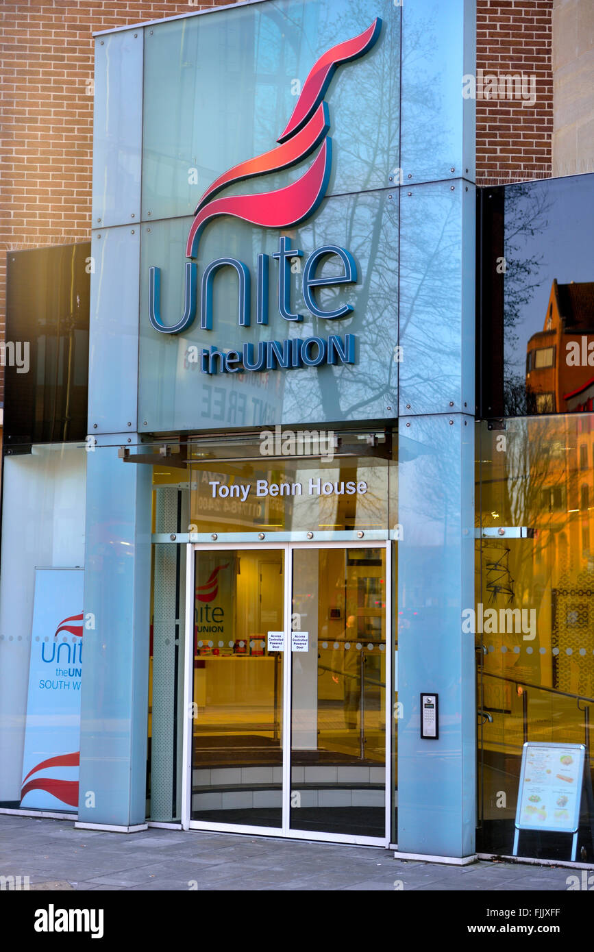 Tony Benn House, Unite the Union building Stock Photo