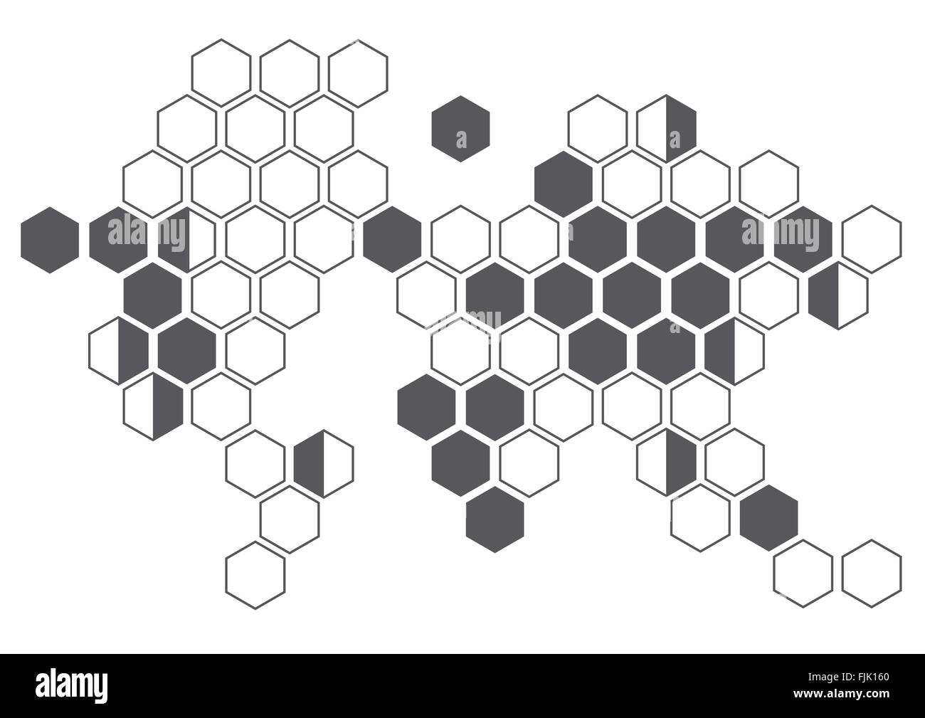 Hexagon wallpaper hi-res stock photography and images - Alamy