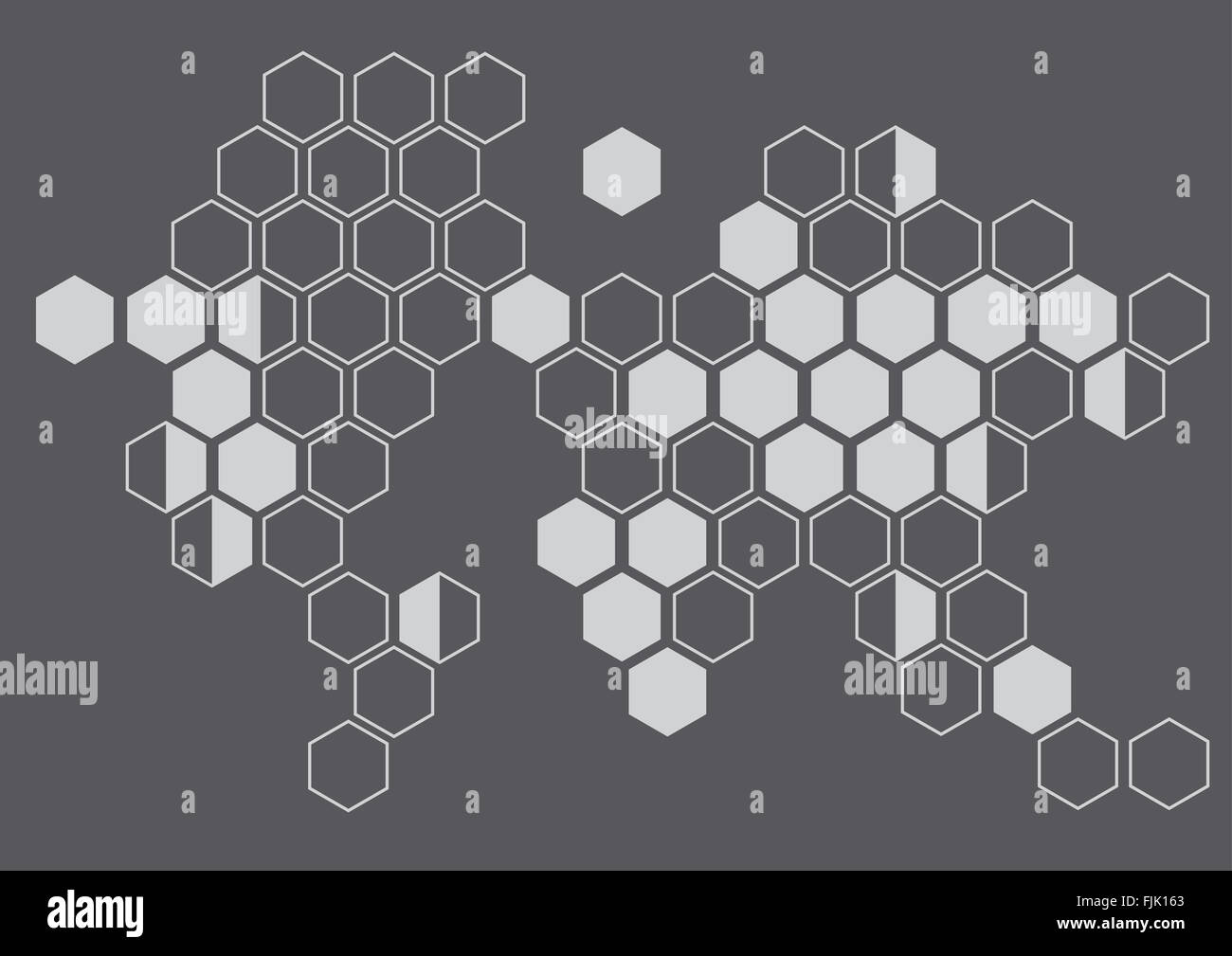 Hexagon wallpaper hi-res stock photography and images - Alamy