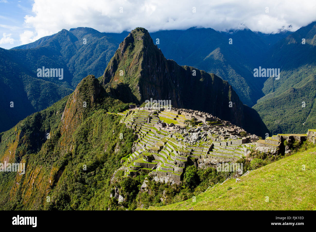Overview of Machu Picchu Stock Photo - Alamy