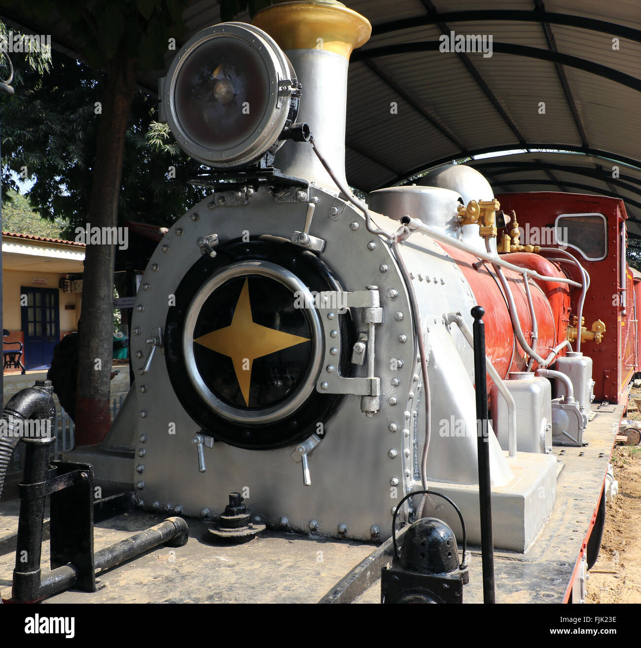 Antique rail engine, National Rail Museum, New Delhi Stock Photo Alamy