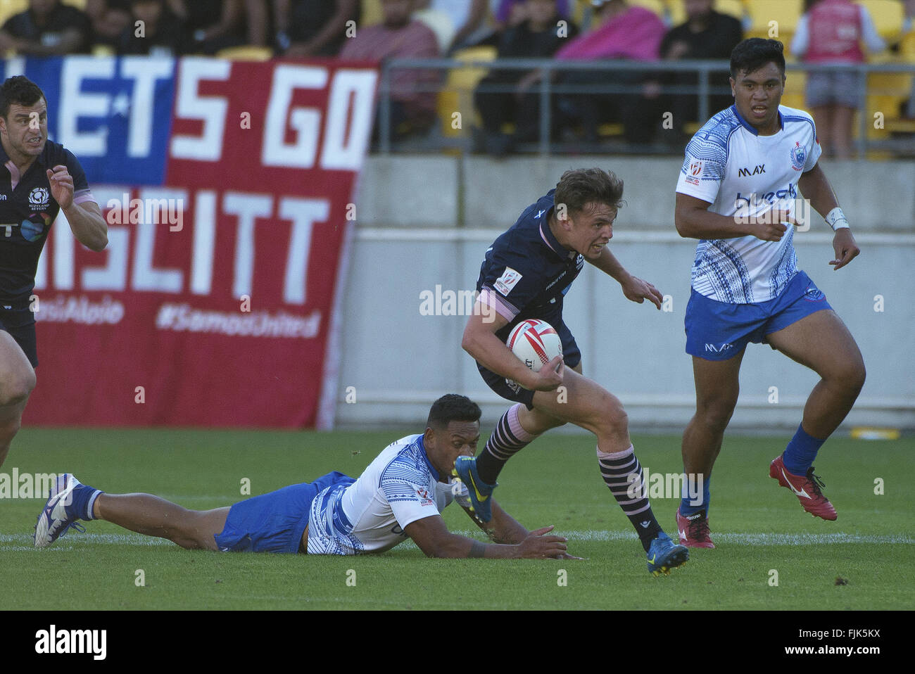 Scotland v Samoa during HSBC Sevens World Series XVII Round 3