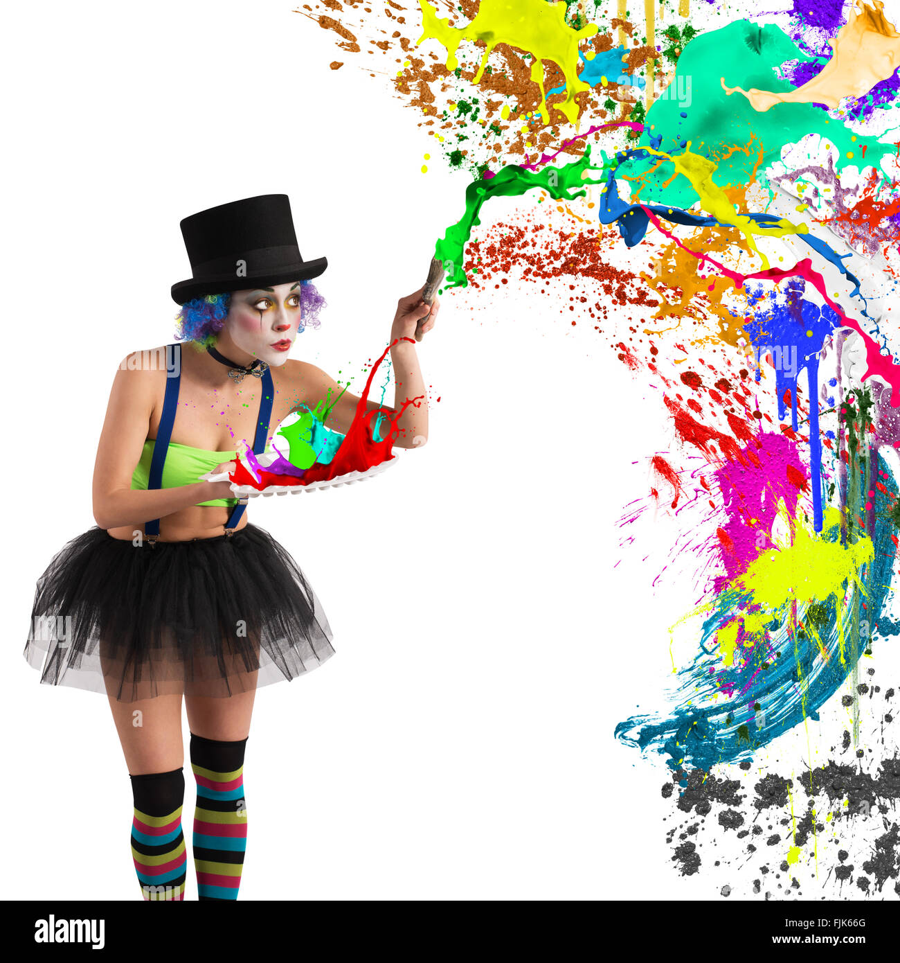 Clown art hi-res stock photography and images - Alamy