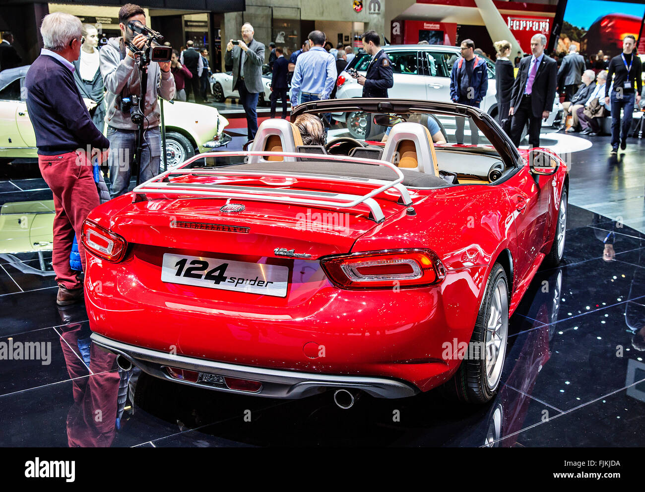 Fiat 124 Spider Stock Photo