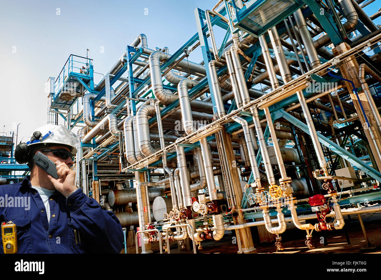 Refining Operator Refinery station hi-res stock photography and images - Alamy