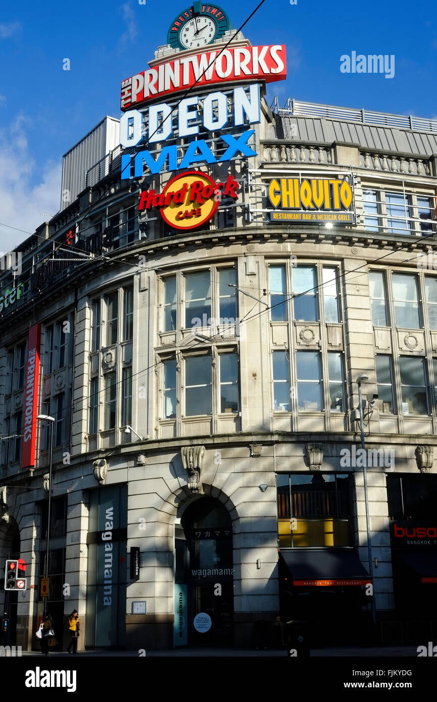 Manchester City Centre Stock Photo