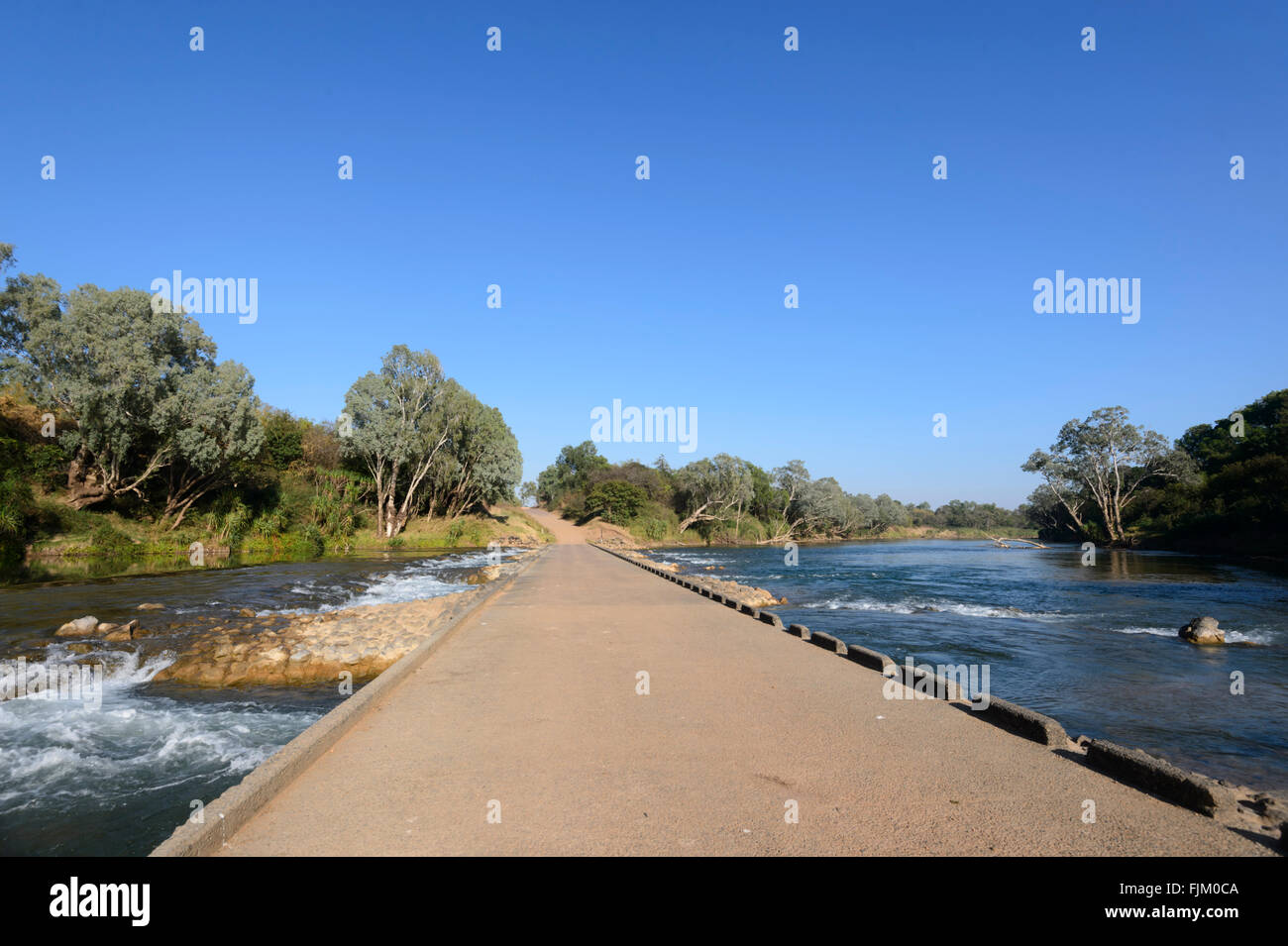 Daly River Crossing, Northern Territory, Australia Stock Photo