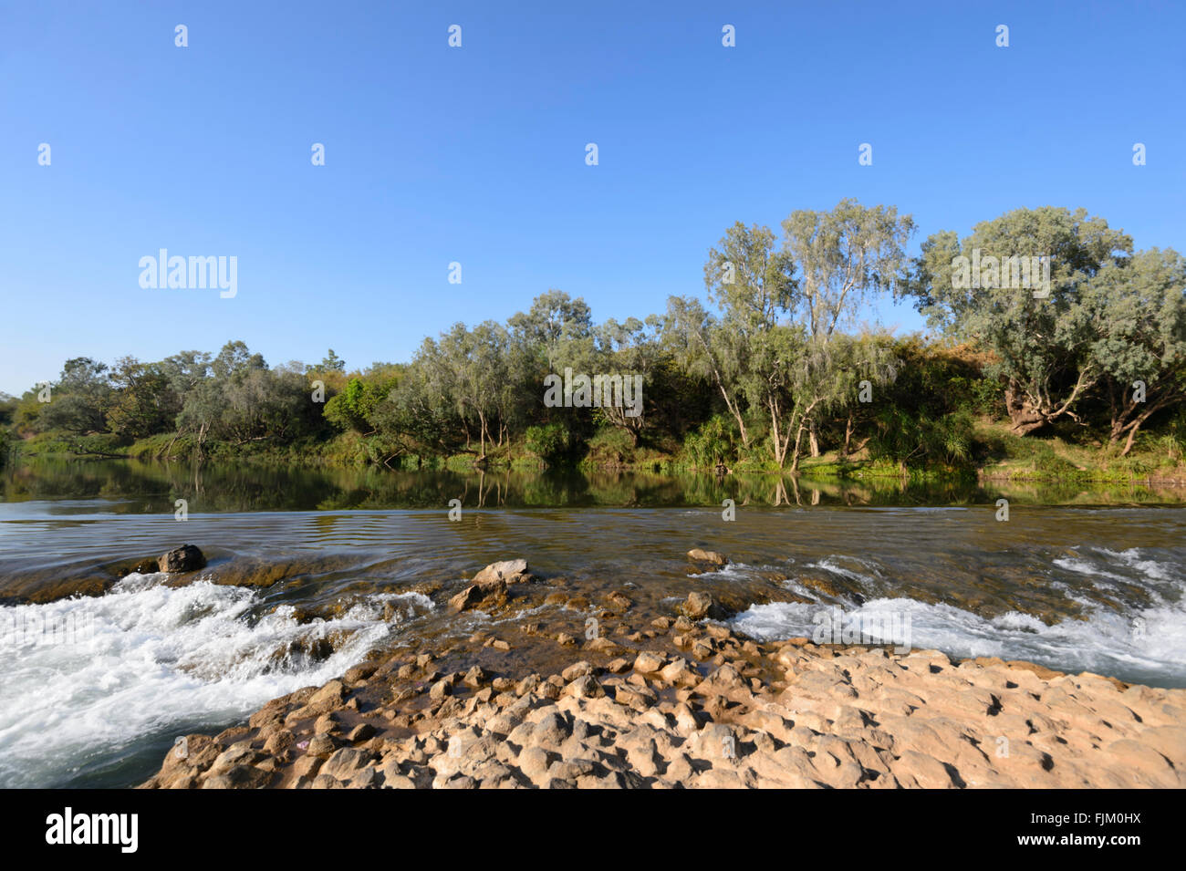 Daly River Crossing, Northern Territory, Australia Stock Photo