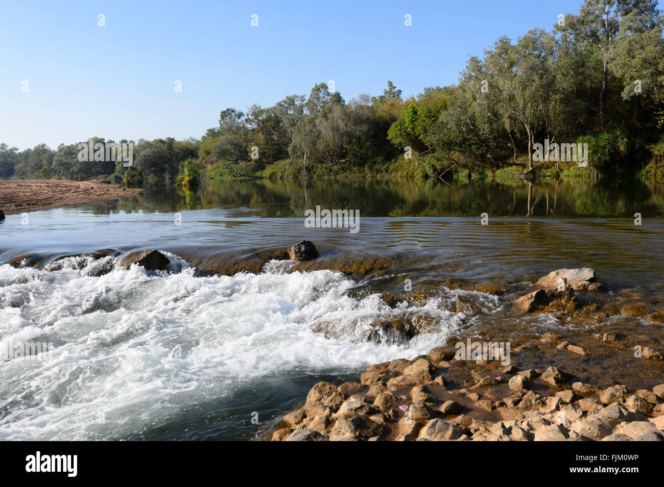 Daly River Crossing, Northern Territory, Australia Stock Photo
