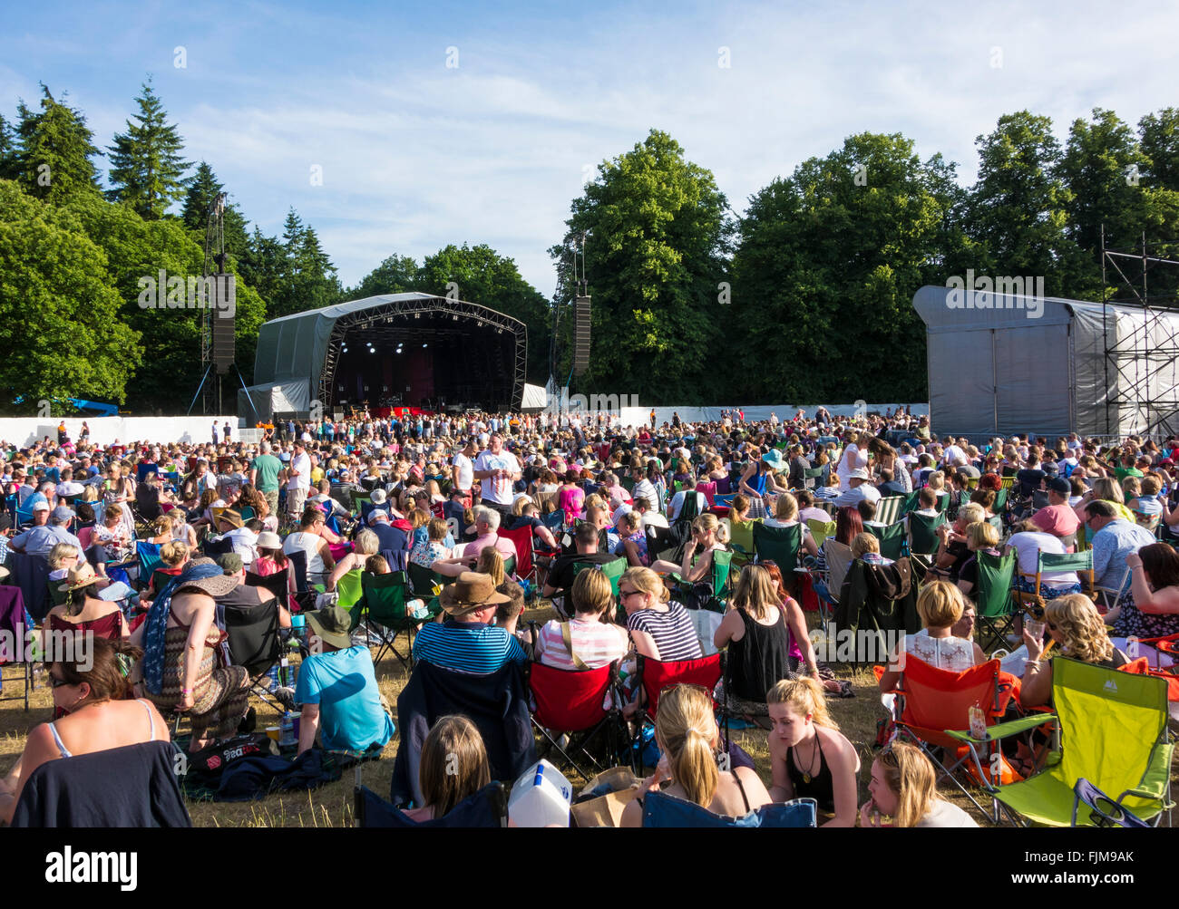 Thetford Forest Concert Stock Photo Alamy